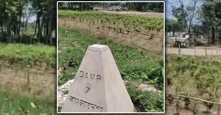 বিজিবির বাধায় মাটি কাটা বন্ধ করলো বিএসএফ